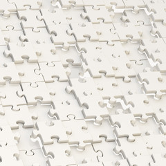 Abstract puzzle background composition