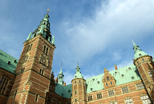 Fredriksborg Castle in Hillerod, Denmark