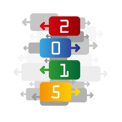 2015 vector color backgrund