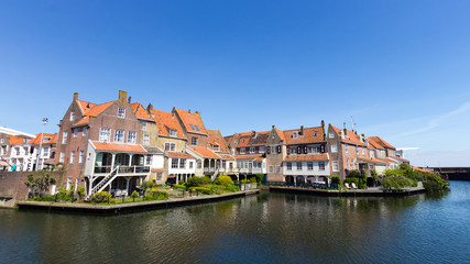 Fototapeta na wymiar Enkhuizen city in Holland
