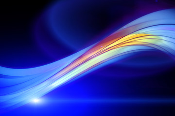 futuristic wave background design with lights