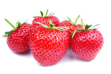 strawberry isolated on white