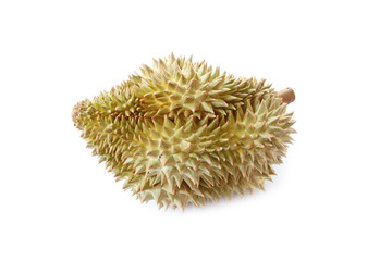 durian of local fruit isolated.