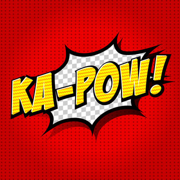 Ka-Pow! Comic Speech Bubble, Cartoon
