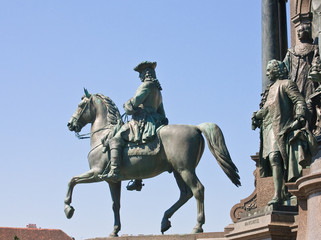 Detail of the monument to Maria Theresa. Vienna. Austria