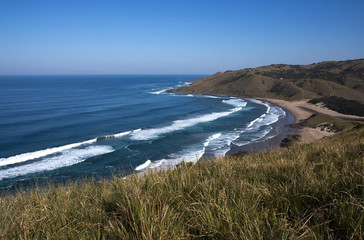 View from Cliffs of Wild Coast Beach, Transkei, South Africa