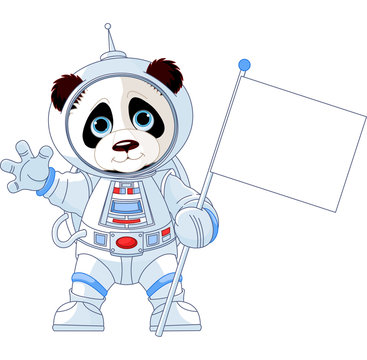 Astronaut Panda