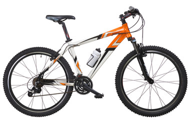 Mountain Bike Orange white