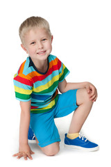 Little blond boy © SergiyN