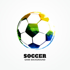 Obraz premium vector soccer design