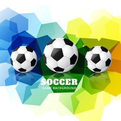 colorful football design