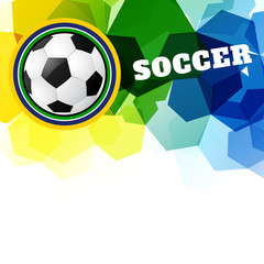 Obraz premium stylish abstract football design