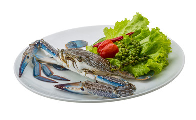 Raw blue crab
