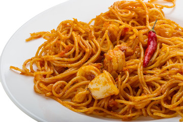 Seafood pasta