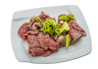 Beef carpaccio