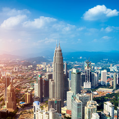 Fototapeta na wymiar Kuala Lumpur Skyline - Malaysia