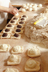 Baker Making Sweet Pastry