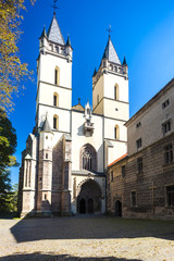 Fototapeta na wymiar church and monastery, Hronsky Benadik, Slovakia