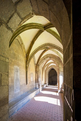 Fototapeta na wymiar cloister of monastery, Hronsky Benadik, Slovakia