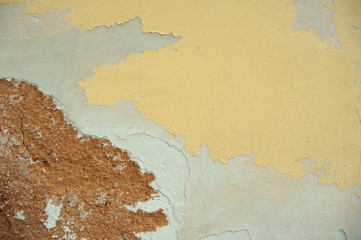 Background of peeled paint