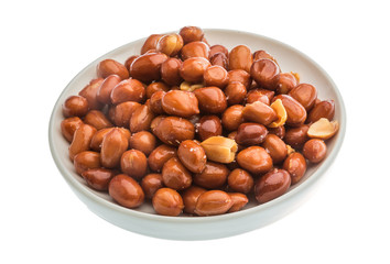 Fried peanuts heap