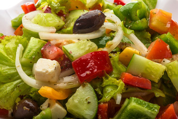 Delicous greek salad