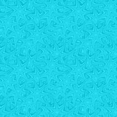 Cyan seamless spun star pattern background