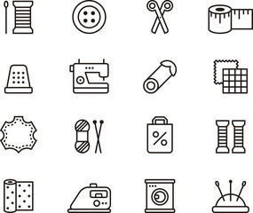 Sewing icons