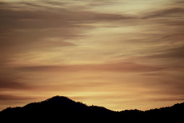 Dawn sky