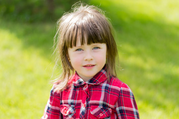 portrait of little girl