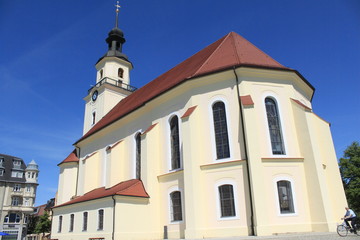 Fototapeta na wymiar St. Nikolaikirche in Forst/Lausitz