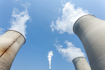 Cooling tower in power plant