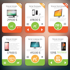 Naklejka premium E-commerce Design