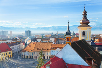 Obraz premium Roman Catholic Church and Large square