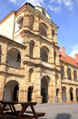 Fototapeta na wymiar Castle in Moravska Trebova Czech Republic