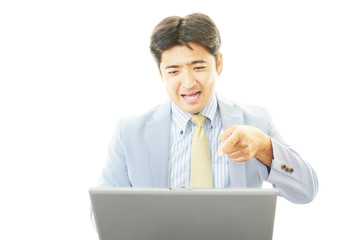 笑顔のビジネスマン