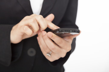 smart phone in hand