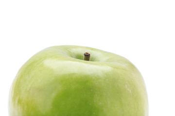 Green apple isolated on white background
