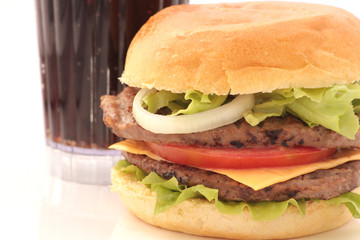 burger et coca