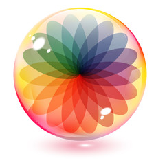  泡  しゃぼん玉  虹 