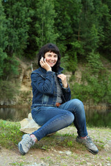 разговор по телефону