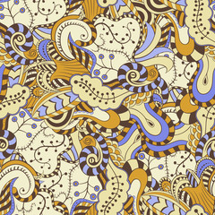 Vector seamless floral pattern