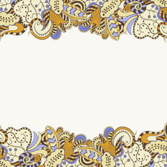 Decorative element border. Vector illustration