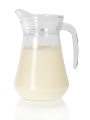 Jug with the milk