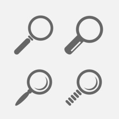 Magnifier Glass Icons,search find lupe