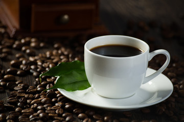 cup of black coffee