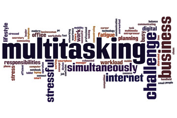 Multitasking word cloud