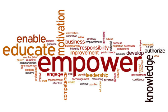 Empower word cloud