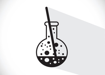 Laboratory equipment icon set