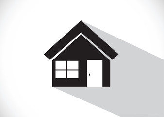 Home icon and Real estate concept